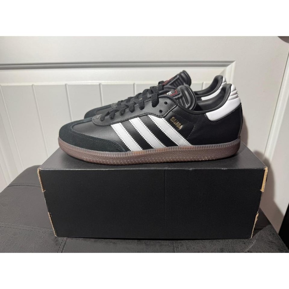 Adidas Samba Millennium Core Black White Gum Sneakers IH6000 Mens Size 8.5 NEW
